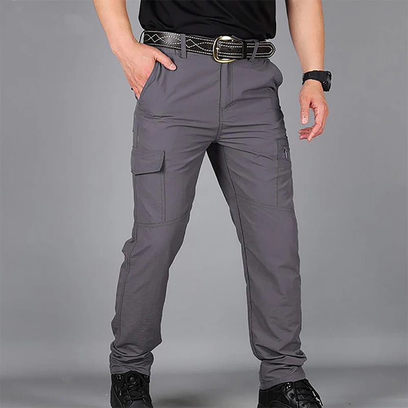 Men's Tactical Cargo Pants Casual Multi-Pockets Wear-resistant Camping Hiking