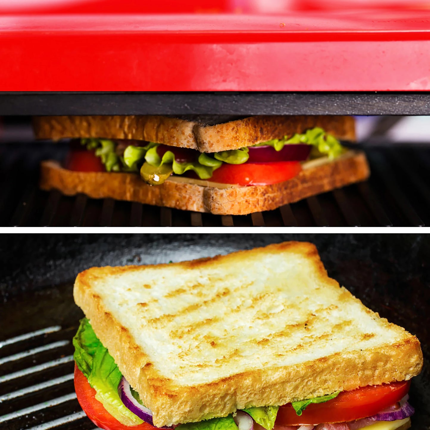 Electric Sandwich/Toast Maker Toast | Breakfast Machine Waffles