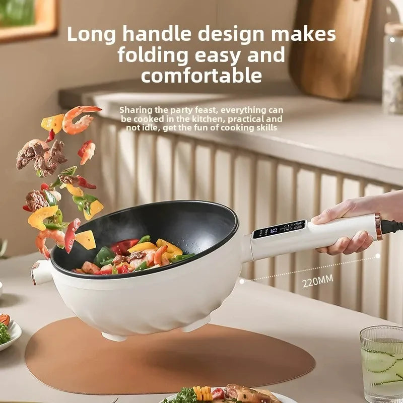 Electric Wok | Steaming Boiling Electric Hot Pot