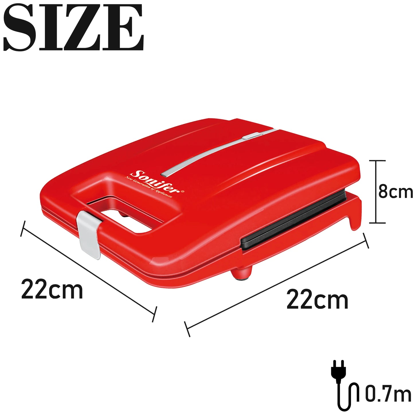 Electric Sandwich/Toast Maker Toast | Breakfast Machine Waffles