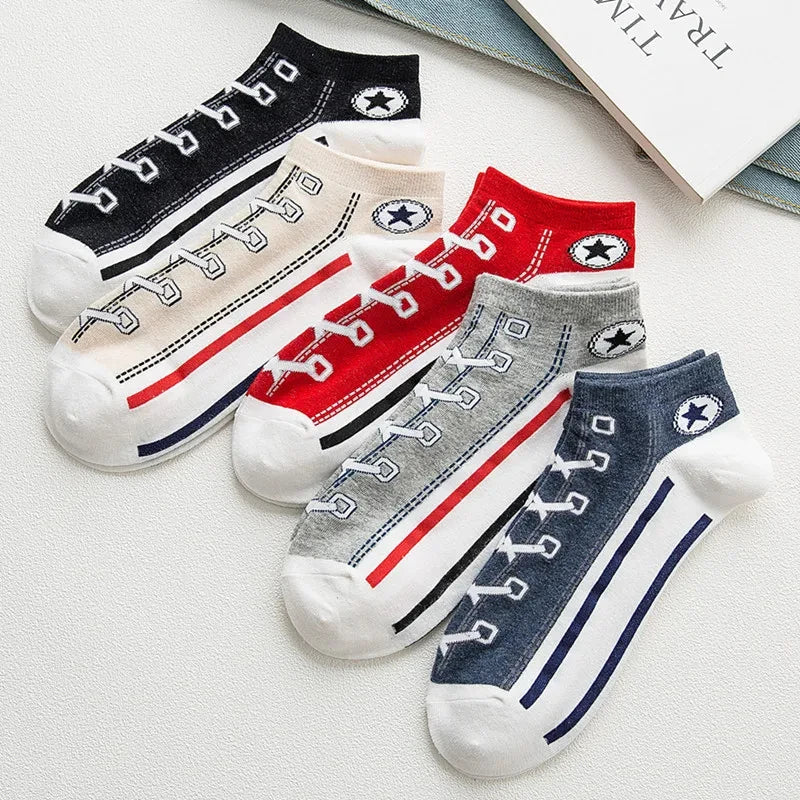 Men's Fashion Cotton Breathable Comfortable Ankle Socks