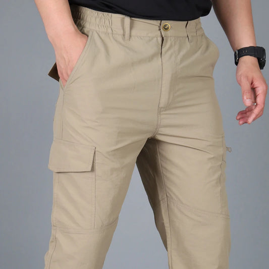 Men's Tactical Cargo Pants Casual Multi-Pockets Wear-resistant Camping Hiking