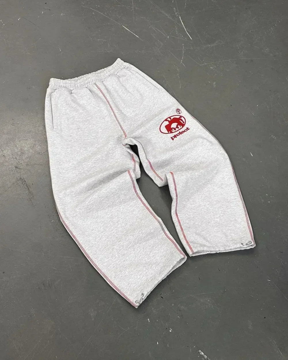 Straight Pants Streetwear Pants Personalized Zipper