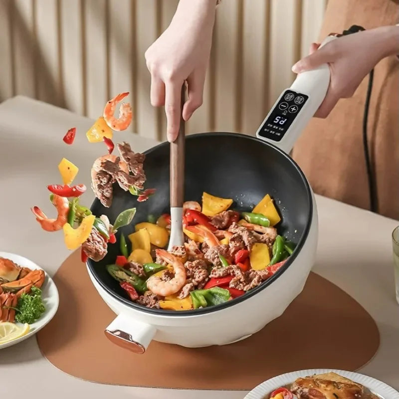 Electric Wok | Steaming Boiling Electric Hot Pot