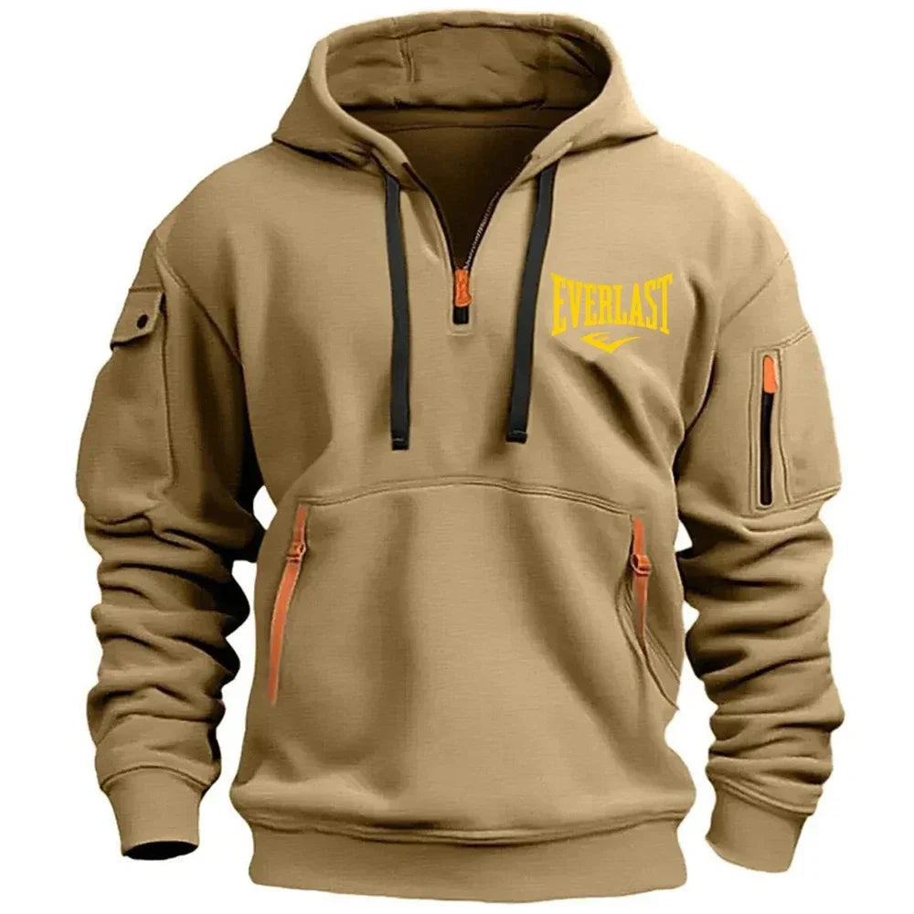 EVERLAST Men's Hoodie Zipper Multiple Pockets