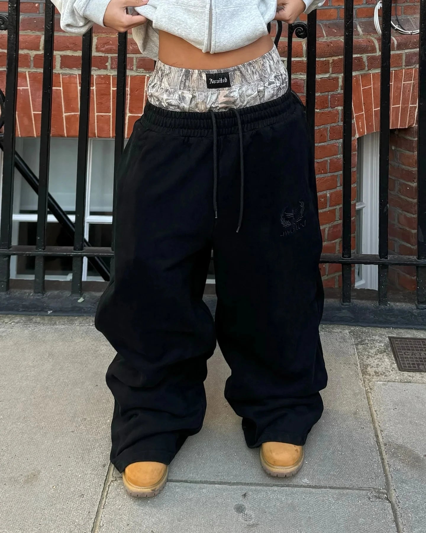 Straight Pants Streetwear Pants Personalized Zipper