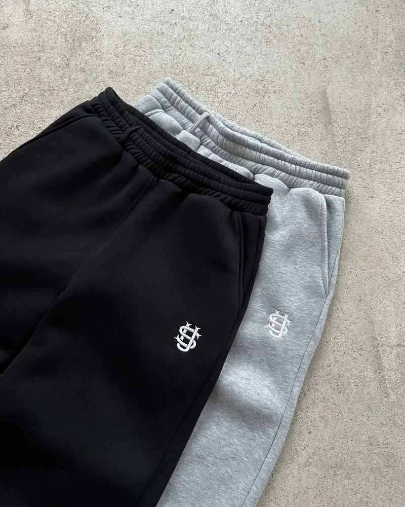 Straight Pants Streetwear Pants Personalized Zipper