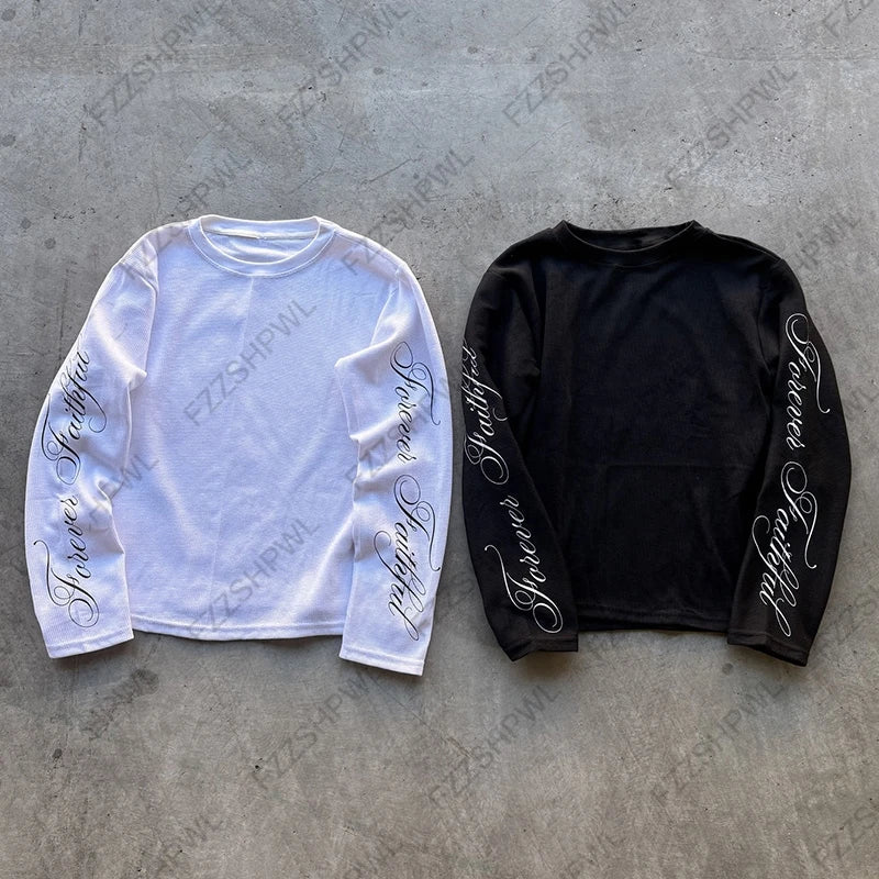 Long sleeve Top Harajuku Letter Print