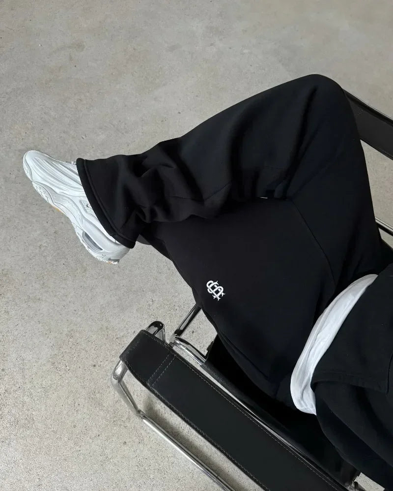 Straight Pants Streetwear Pants Personalized Zipper