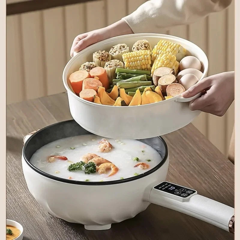 Electric Wok | Steaming Boiling Electric Hot Pot