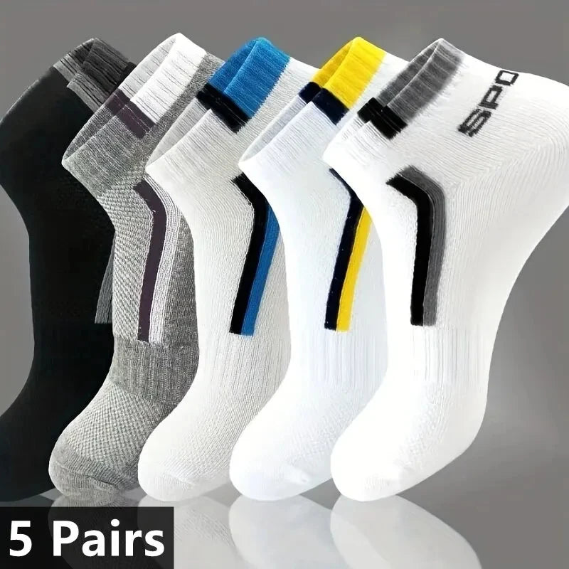 Men's Fashion Cotton Breathable Comfortable Ankle Socks