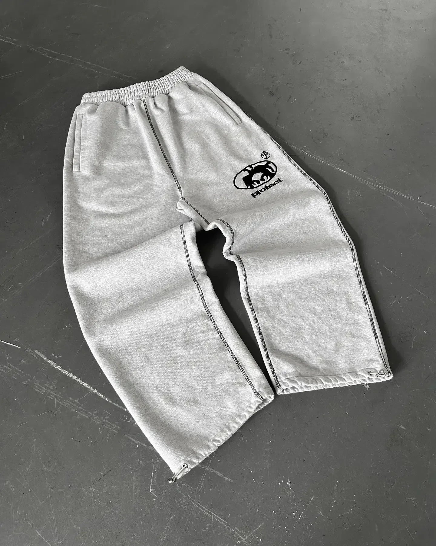 Straight Pants Streetwear Pants Personalized Zipper