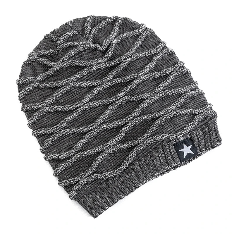 Slouchy Winter Hats Fur Lined Beanie Cap