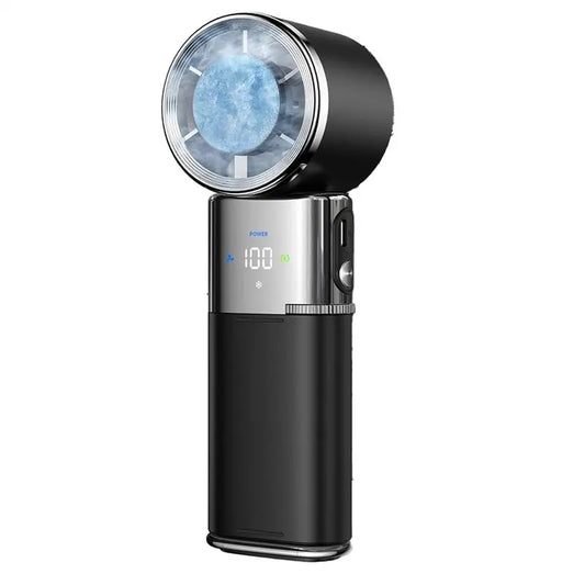 Ice-Cooled Handheld Turbo Fan