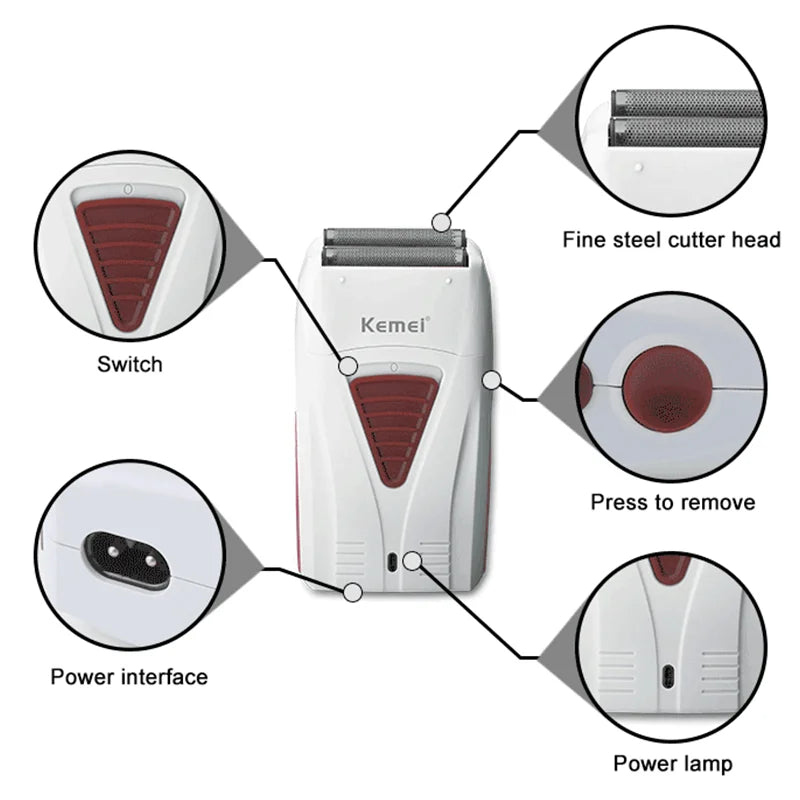 Kemei KM-3382 Men's Electric Shaver