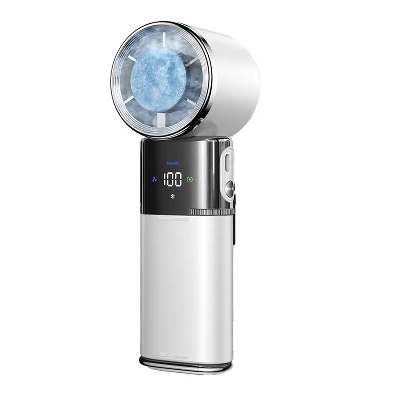 Ice-Cooled Handheld Turbo Fan