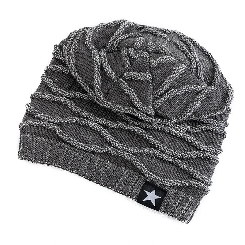 Slouchy Winter Hats Fur Lined Beanie Cap