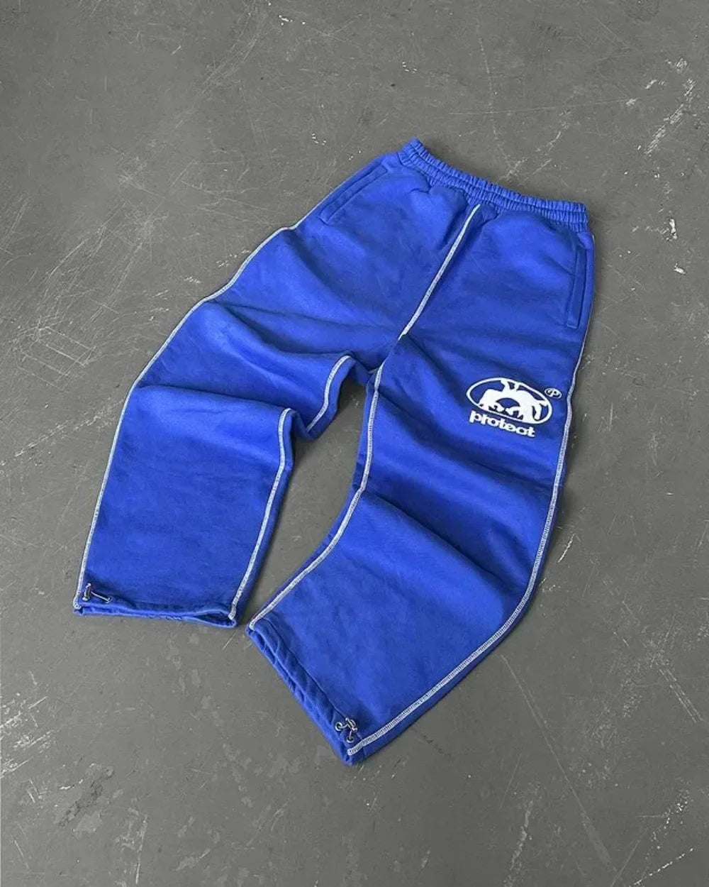 Straight Pants Streetwear Pants Personalized Zipper