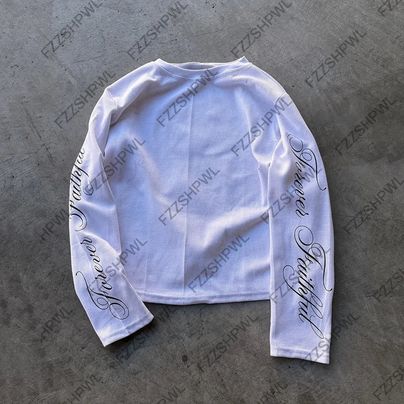 Long sleeve Top Harajuku Letter Print
